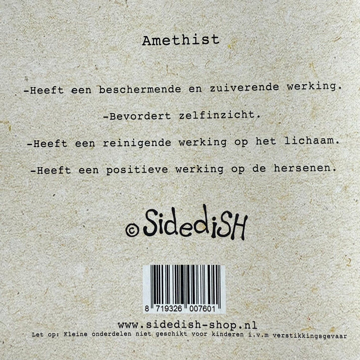 Wenskaart steentje vol harmonie