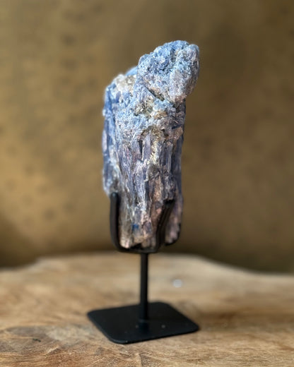 Ruwe Blauwe Kyaniet op standaard