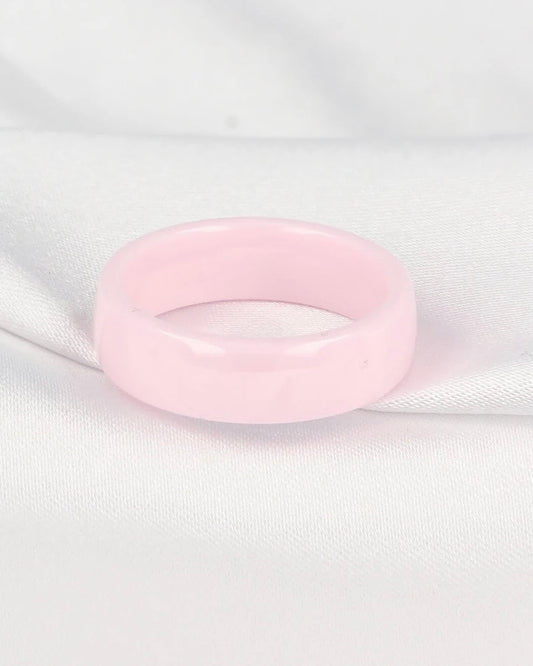 Keramiek ring Roze
