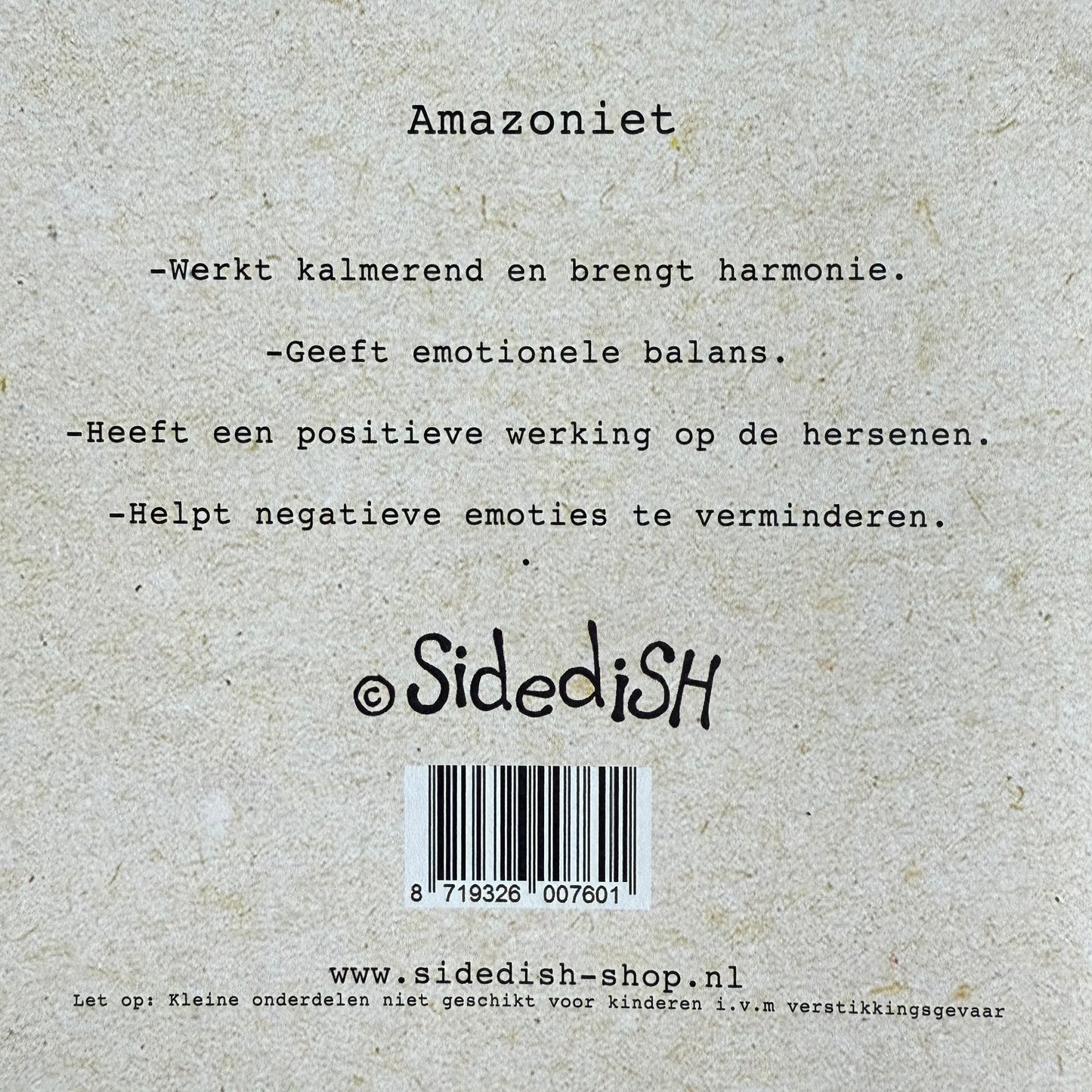 Wenskaart steentje vol rustgevende energie