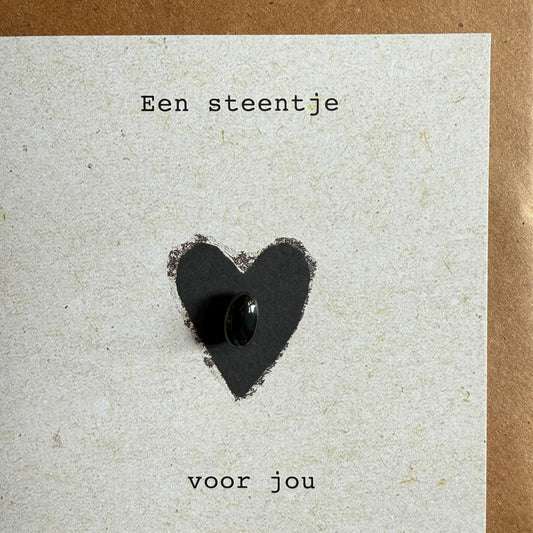 Wenskaart een steentje ….