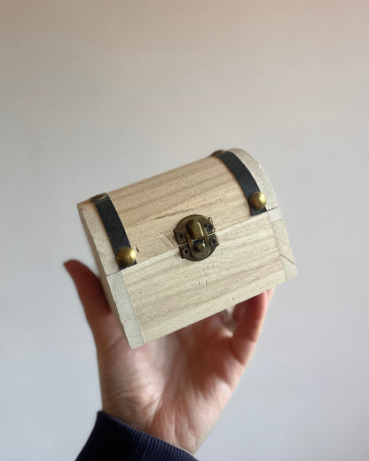 Wooden treasure chest