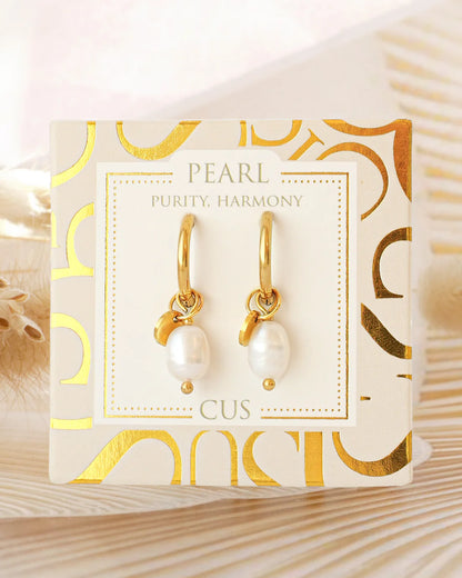 Mare parel oorbellen