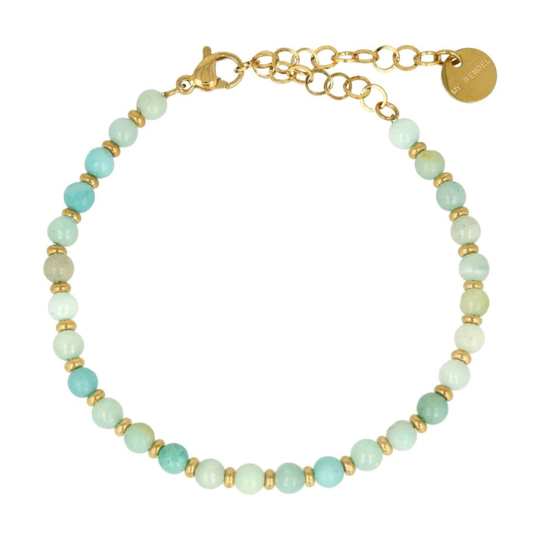 Amazoniet armband verstelbaar