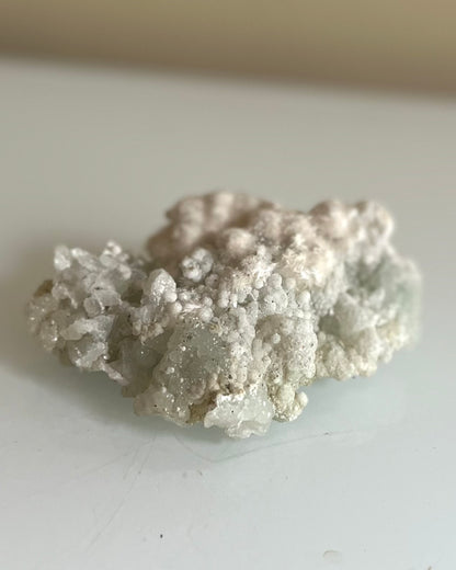 Okenite on Prehnite