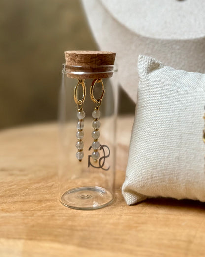 Isha Oorbellen Labradoriet