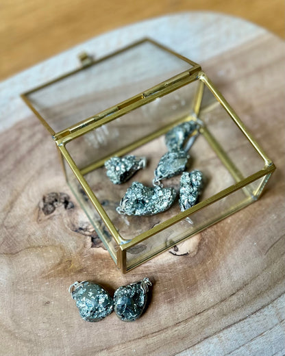 Pyrite pendant A quality