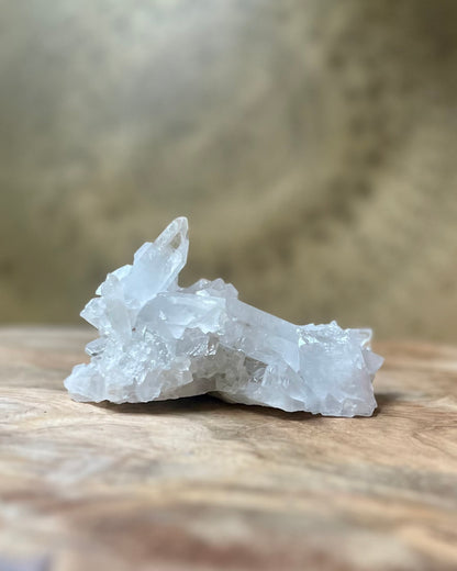 Rock crystal rough cluster