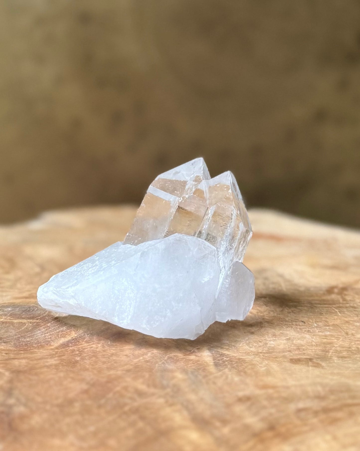 Bergkristal ruwe cluster
