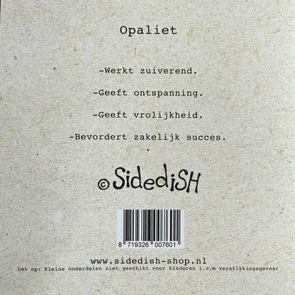 Wenskaart steentje vol vrolijkheid