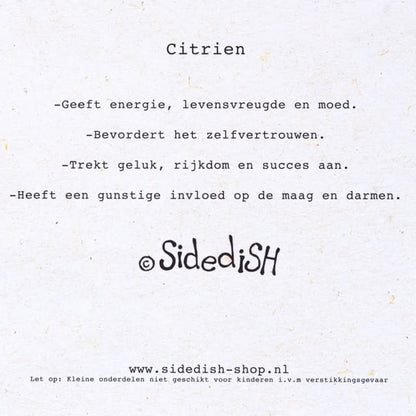 Wenskaart steentje vol voorspoed