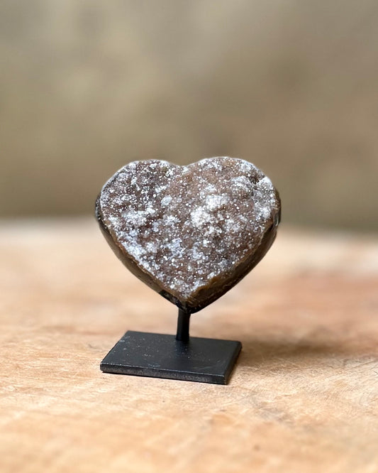 Amethist hartje op standaard