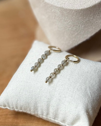 Isha Oorbellen Labradoriet