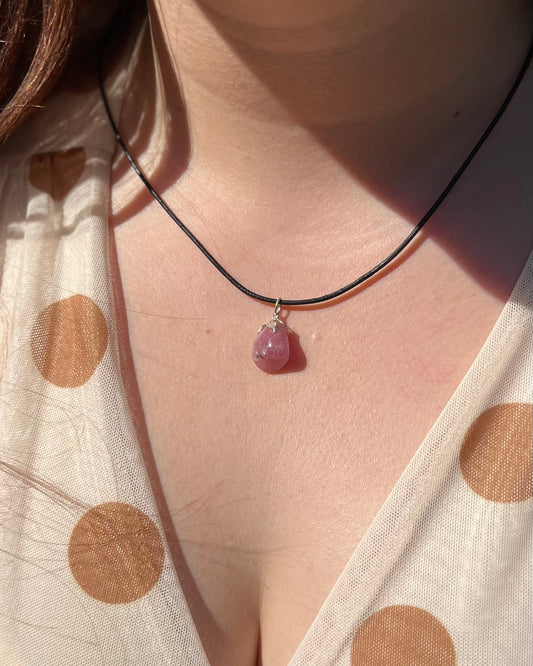 Pink Tourmaline Pendant