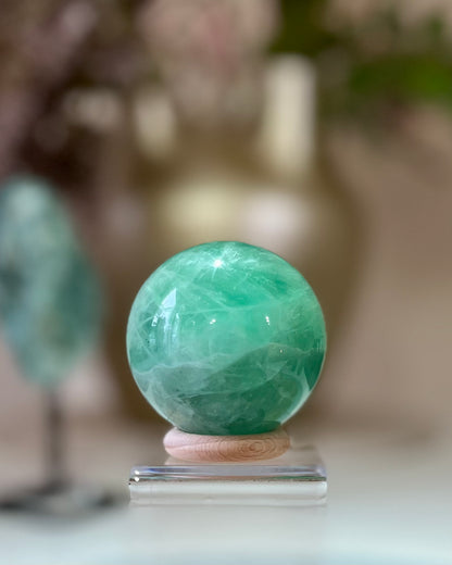 Green Fluorite ball