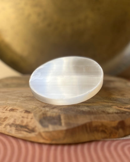 Selenite charging disc unengraved