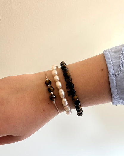 Affirmation bracelet - Tiger's eye