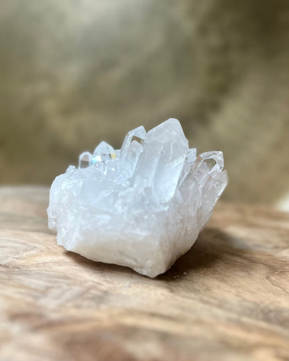 Rock crystal rough cluster