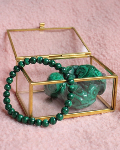 Malachite bracelet 6 mm