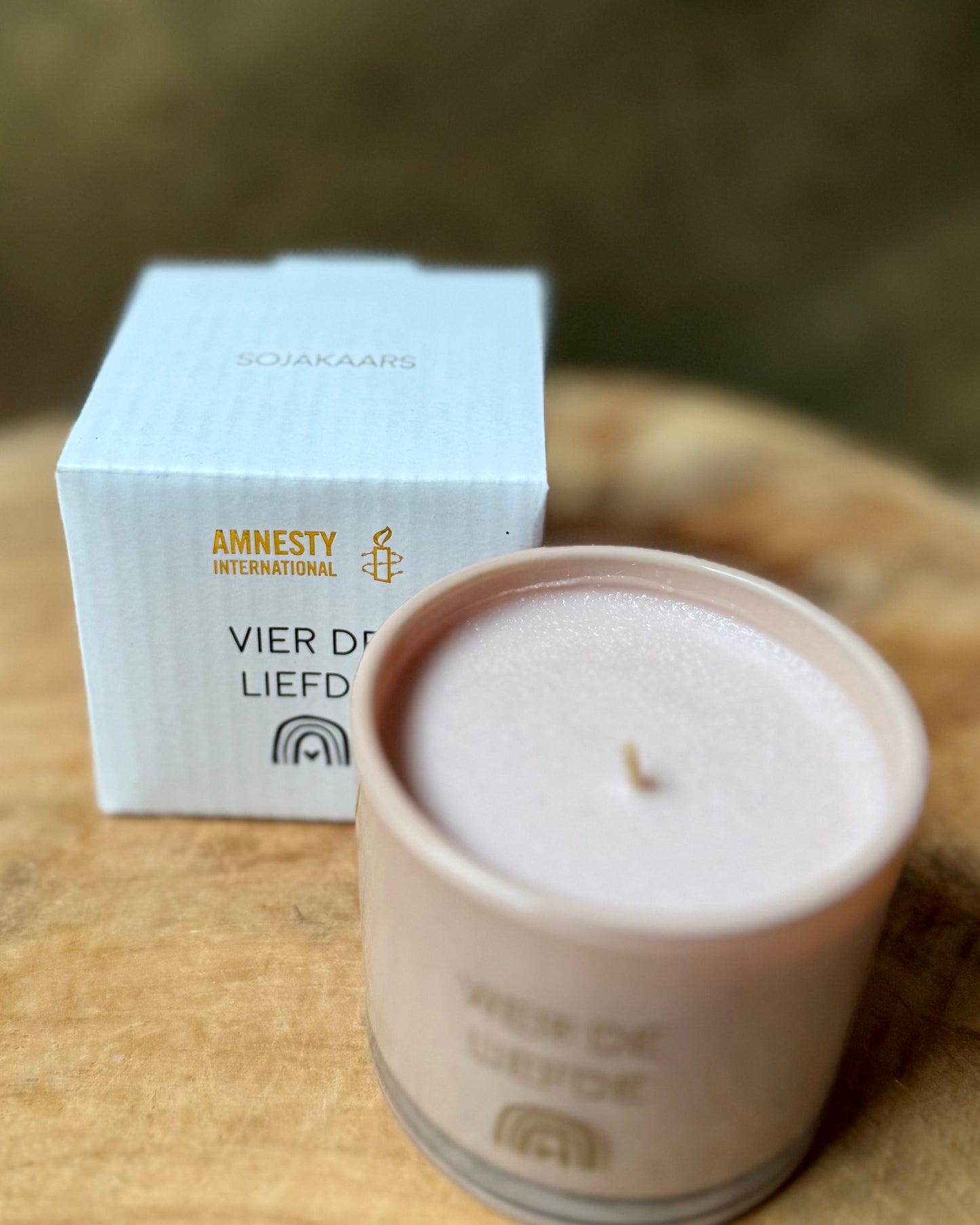 Kaarsje Vier de Liefde