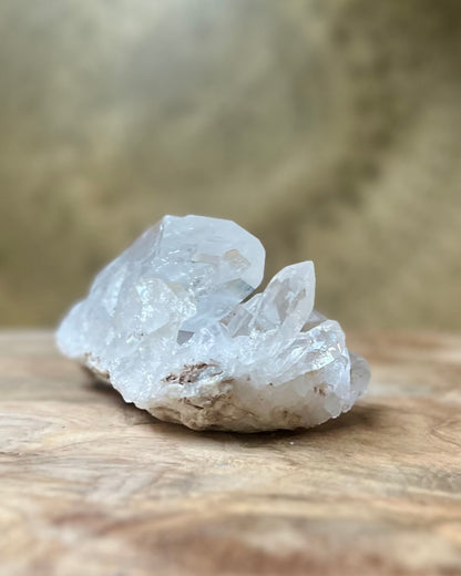 Rock crystal rough cluster