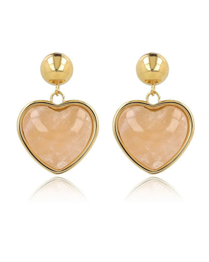 Rozekwarts oorstekers hart