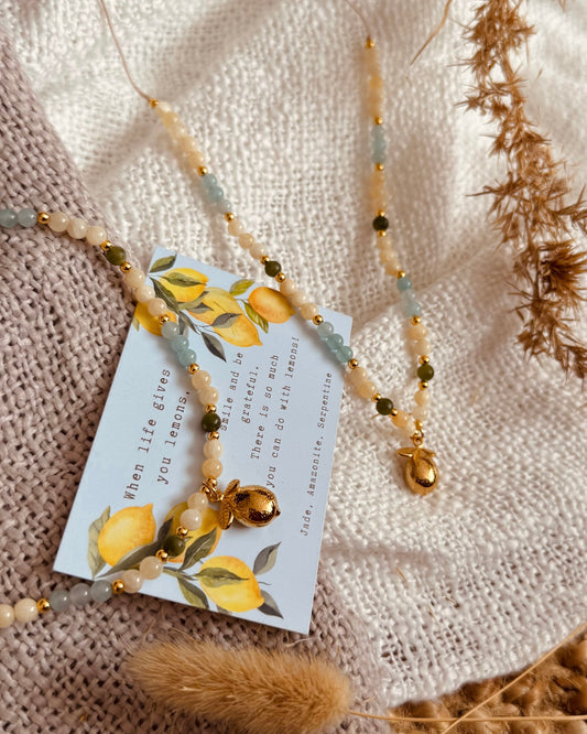 Lemon edelsteenketting