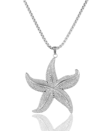 Zeester ketting goud/zilver