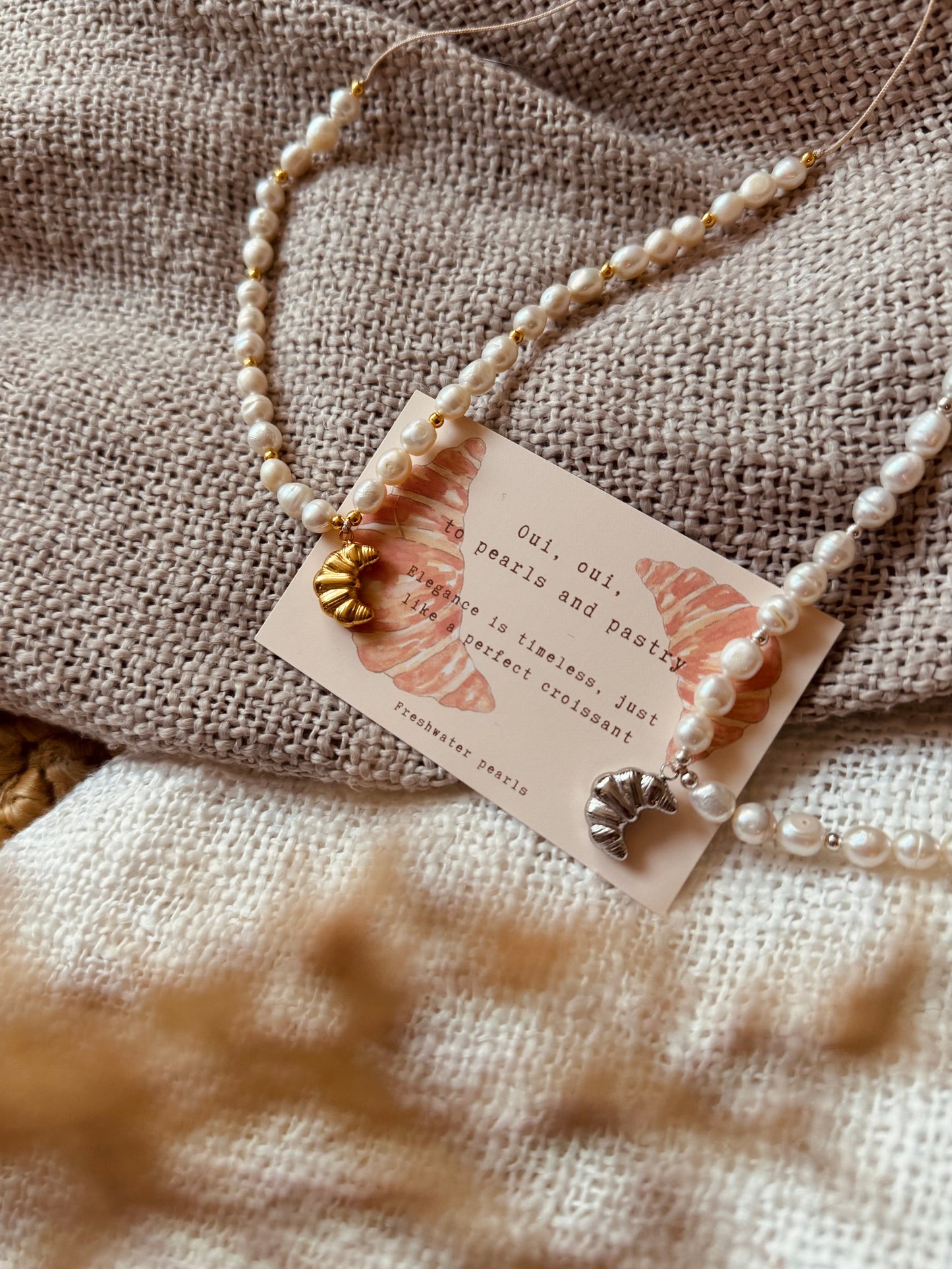 Croissant parelketting