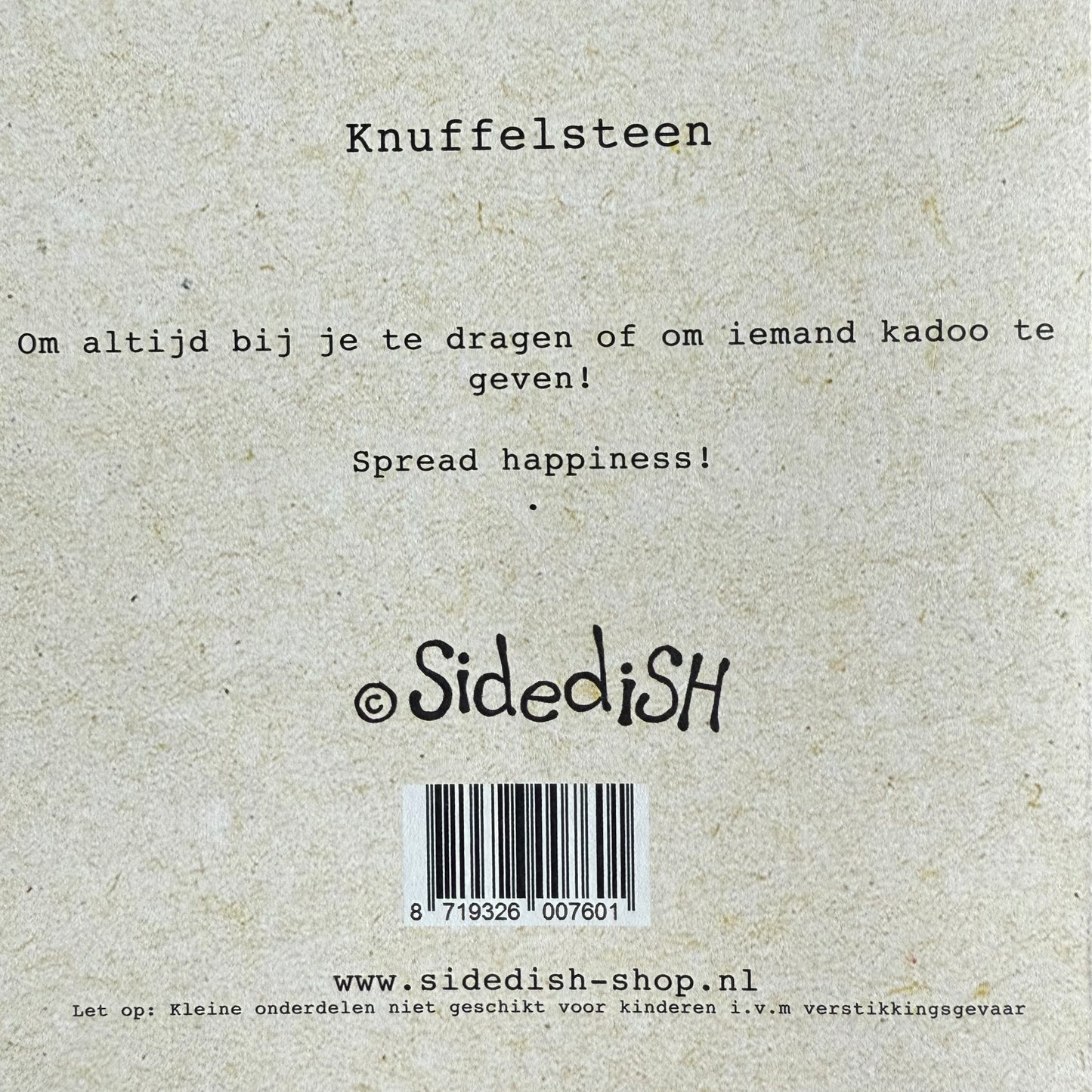 Wenskaart een steentje ….