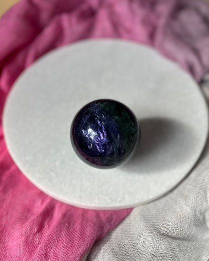 Rainbow Fluorite ball