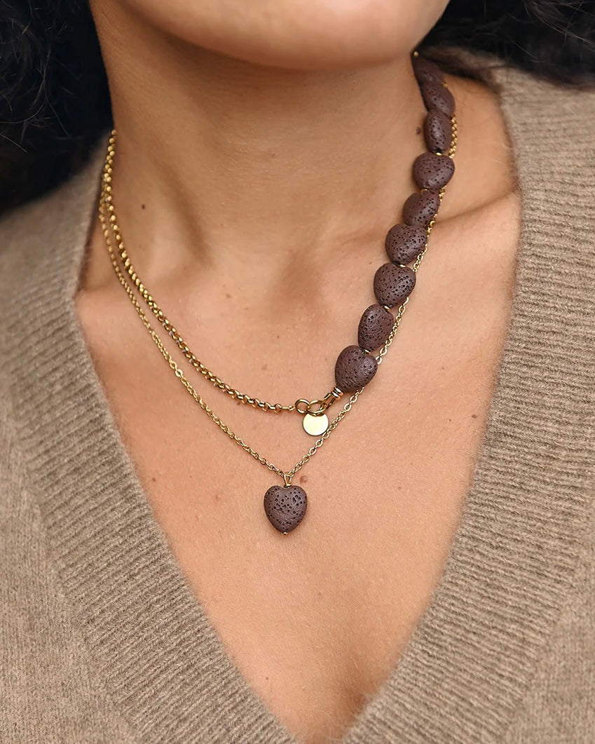 Tussenstuk ketting Lava Love