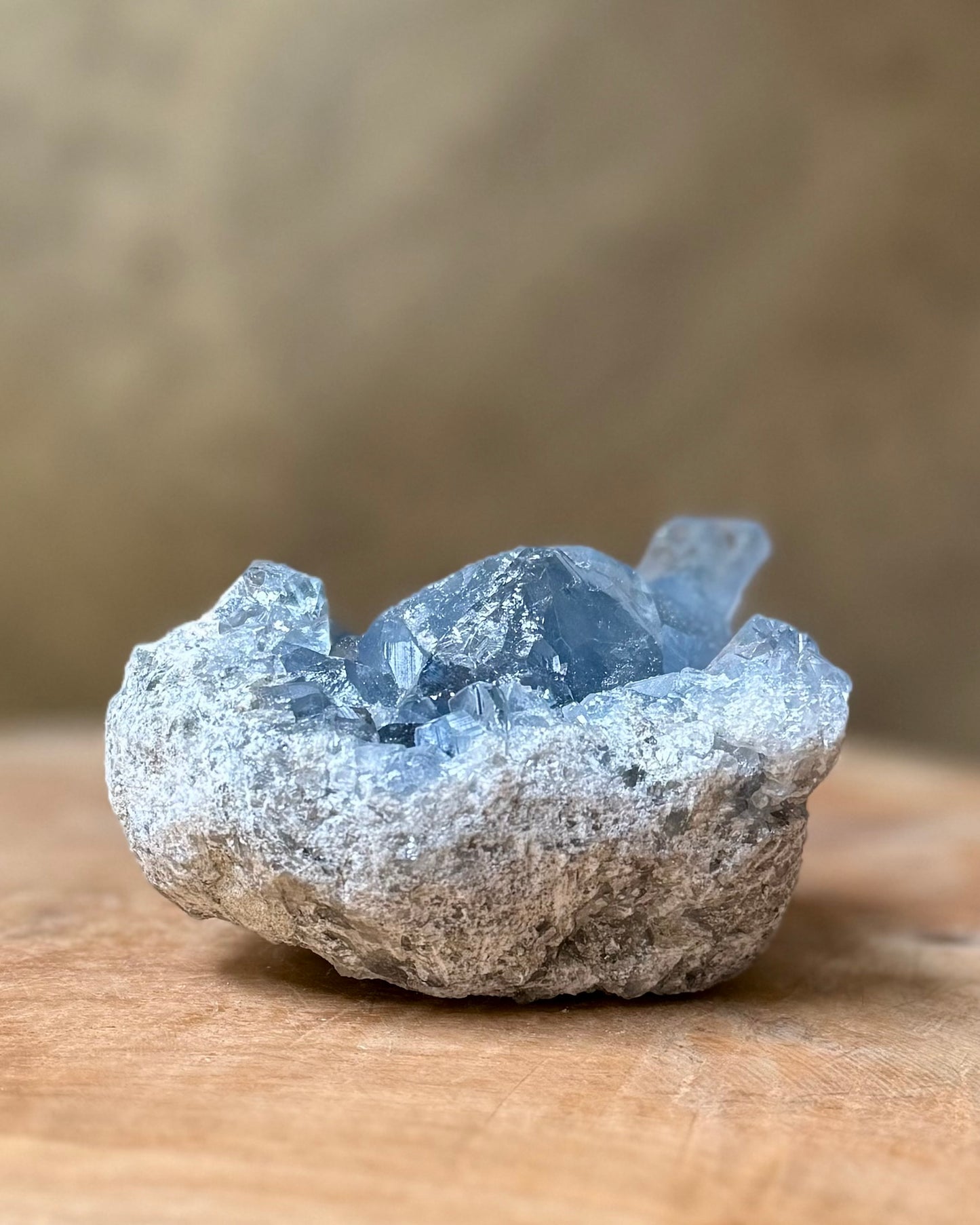 Celestien ruwe geode