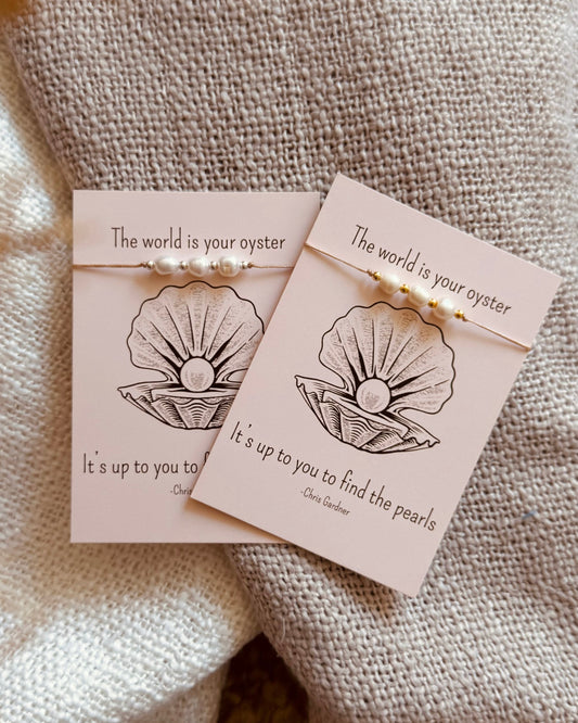 Postcard - The world is your oyster