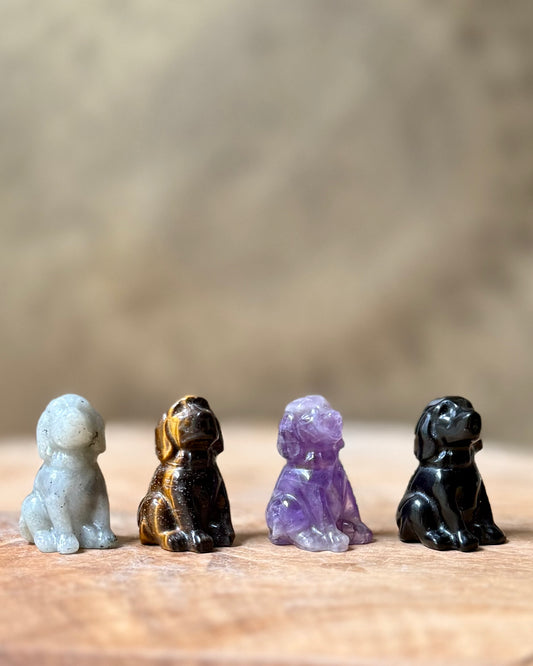 Dog carving