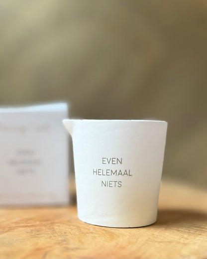 Massagekaars Even Helemaal Niets