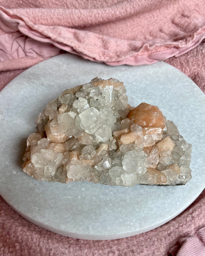 Apophyllite with Stilbite