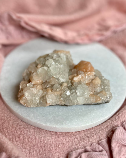 Apophyllite with Stilbite