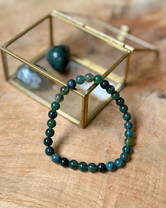 Mosagaat armband 6 mm