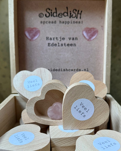 Hartendoosje Rozekwarts