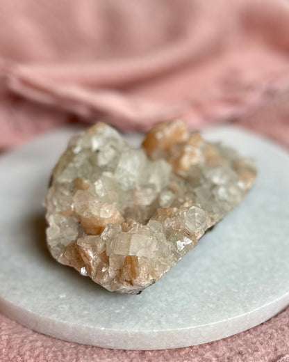 Apophyllite with Stilbite