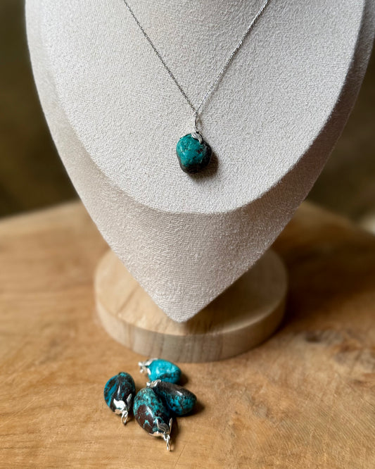 Edelsteenhanger Chrysocolla