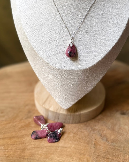 Rhodonite pendant