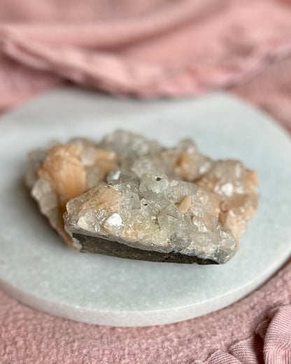 Apophyllite with Stilbite