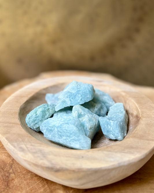 Aquamarine rough chunk
