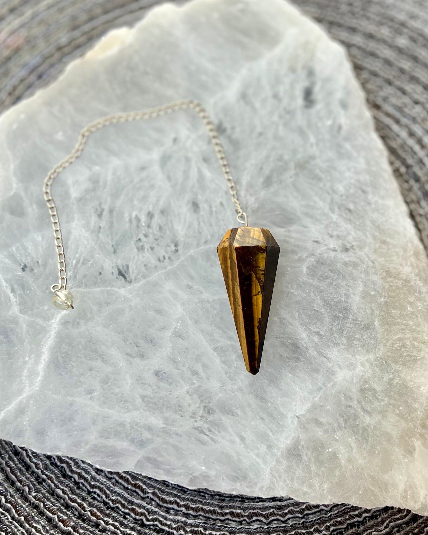 Tiger Eye Pendulum