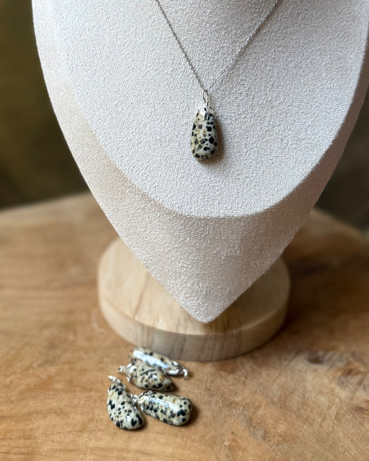 Dalmatian Jasper pendant