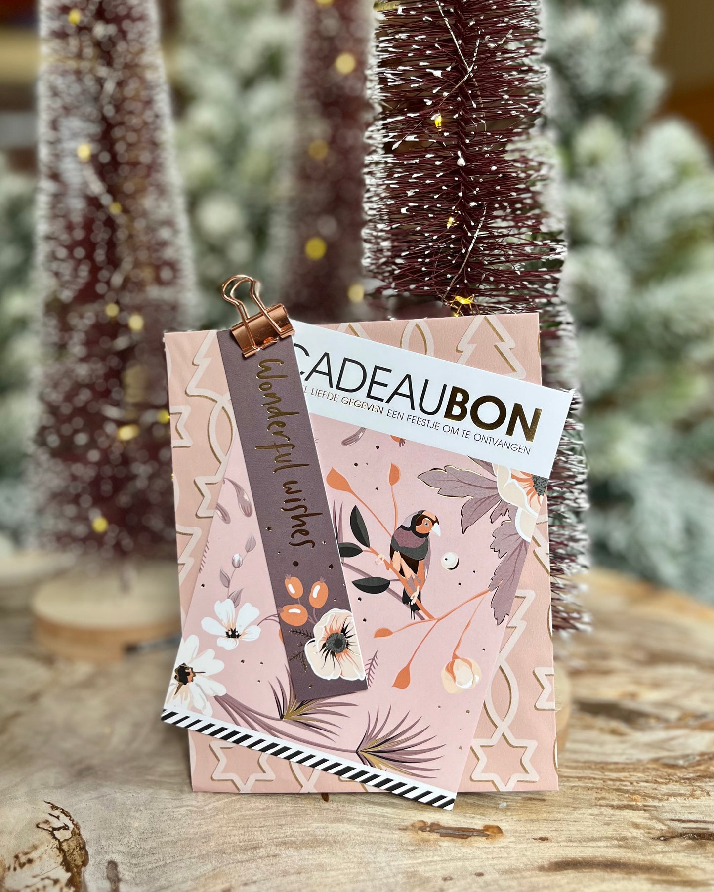 Cadeaubon fysiek Kerst € 25