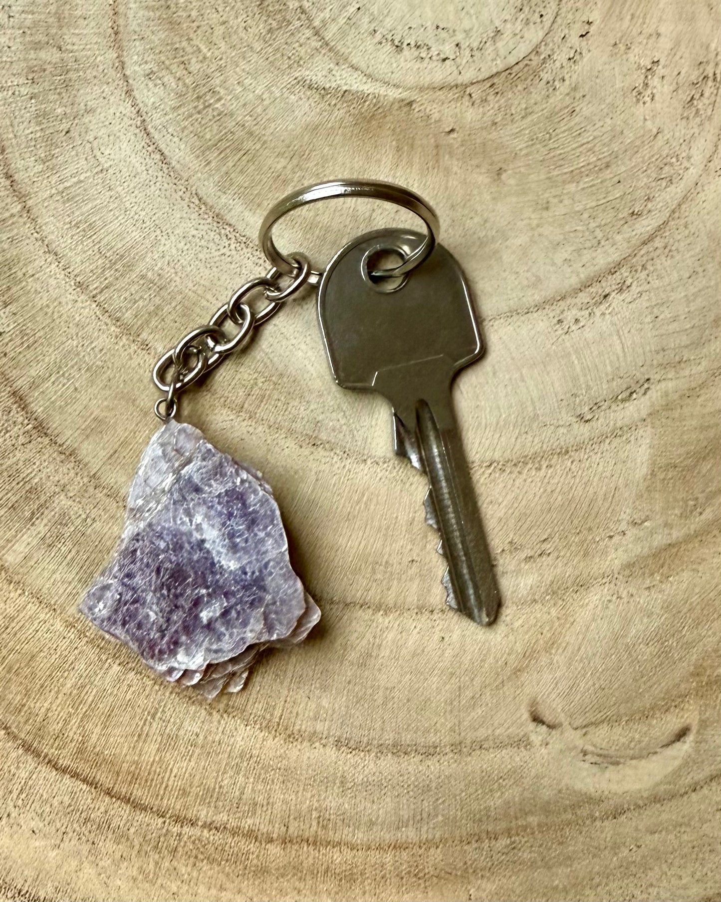 Lepidolite Keychain