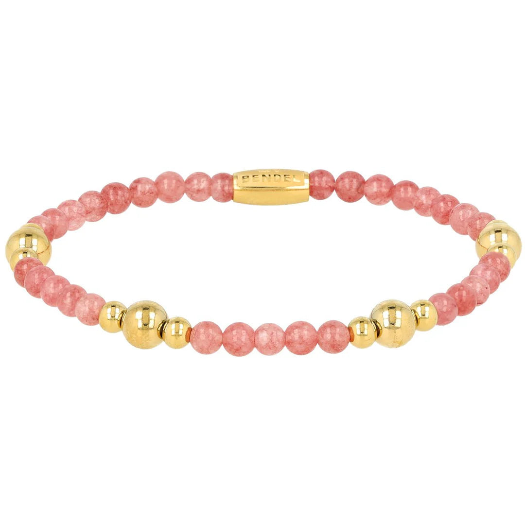 Aardbeienkwarts armband